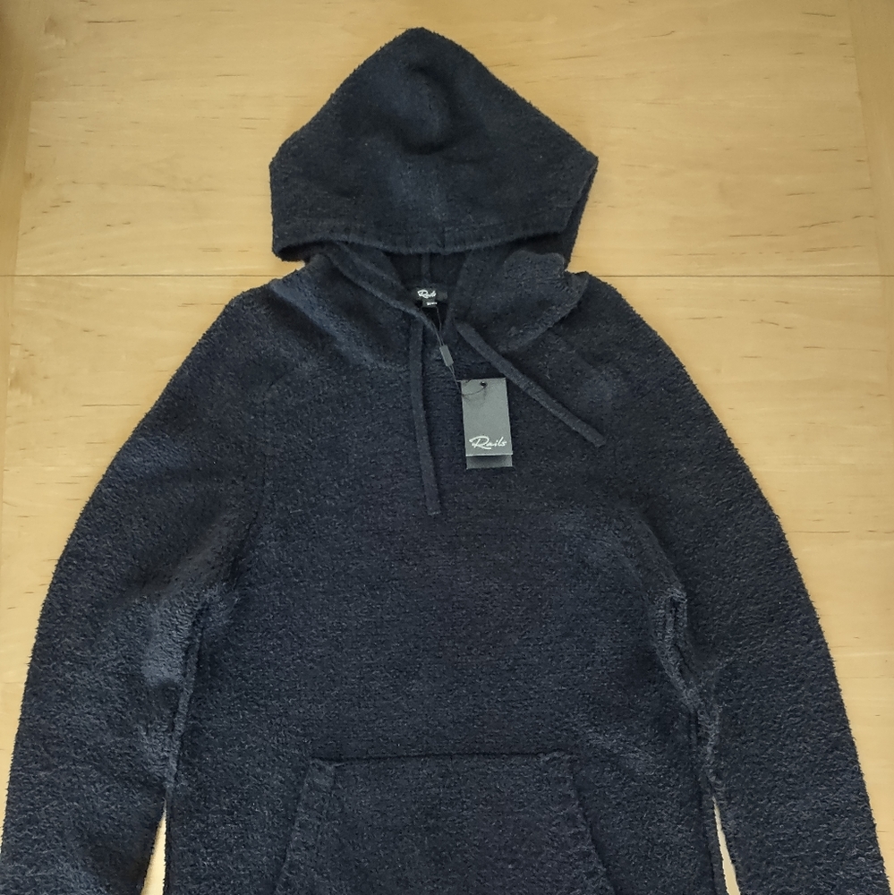 Rails fuzzy knit hoodie